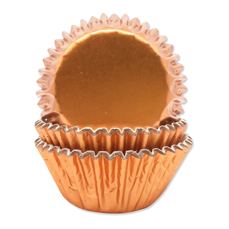 Product Image for Muffinsformar i roséguld 45-pack
