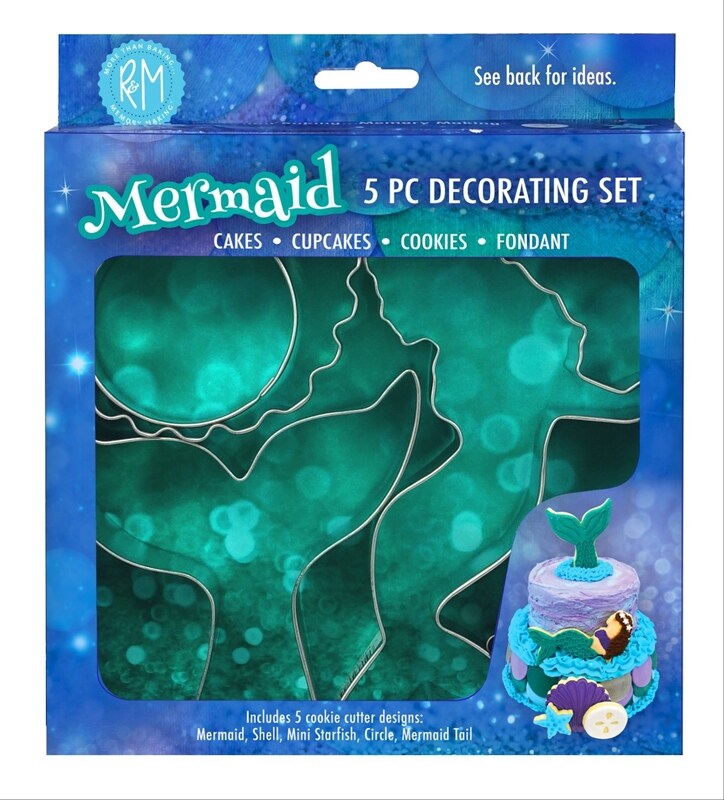 Product Image for Sjöjungfru Tårtdekorationsset 5 delar
