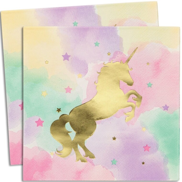 Product Image for Unicorn Sparkle - Servetter 16-pack