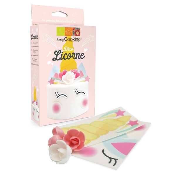 Product Image for Scrapcooking Dekorationskit till tårta, Enhörning