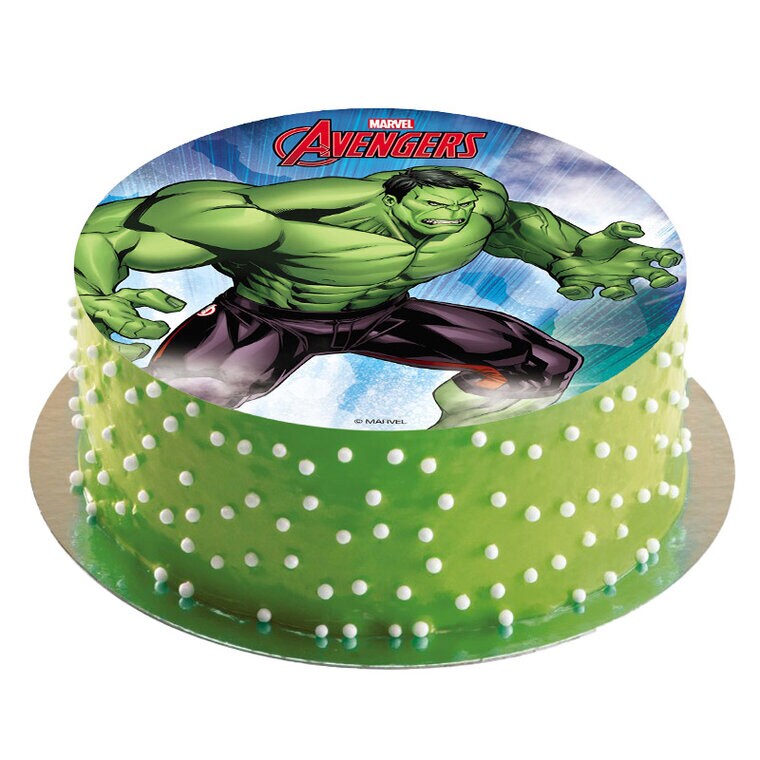 Product Image for Tårtbild Hulken - Oblat 20 cm