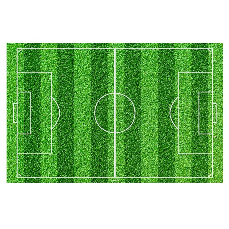 Product Image for Tårtbild Fotbollsplan, Sockerpasta 20 x 30 cm Fyrkantig