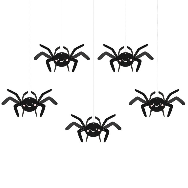 Product Image for Hängande dekorationer - Halloween Spindlar 5-pack