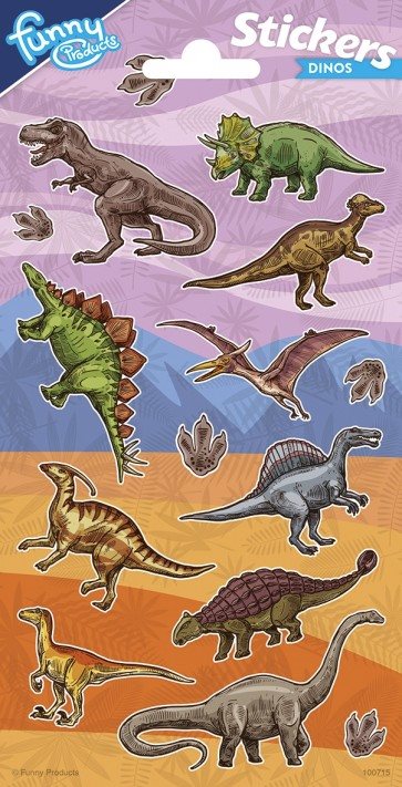 Product Image for Dinosaurie - Klistermärken 15-pack