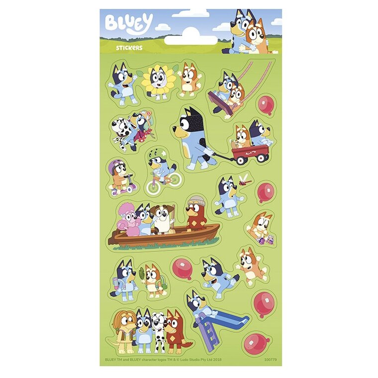 Product Image for Bluey - Klistermärken 17-pack