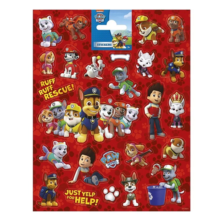 Product Image for Paw Patrol - Klistermärken 24-pack