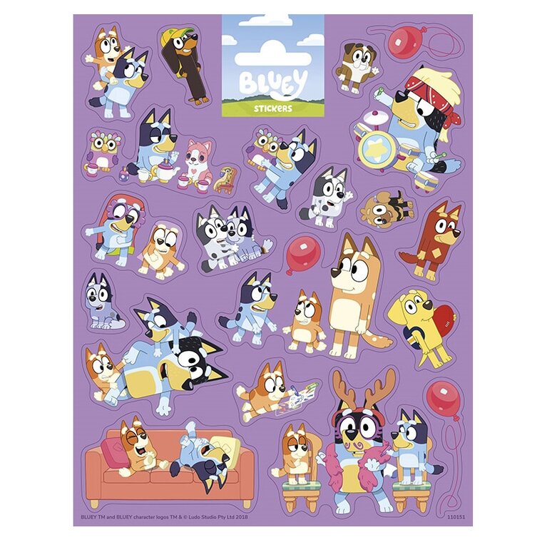 Product Image for Bluey - Klistermärken 21-pack