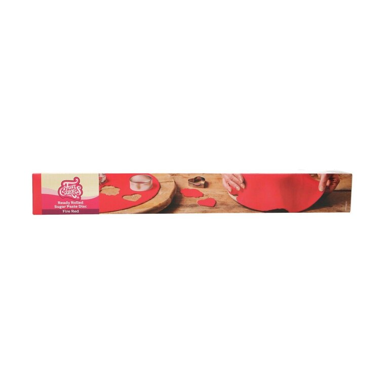 Product Image for FunCakes - Tårtlock av sockerpasta Röd