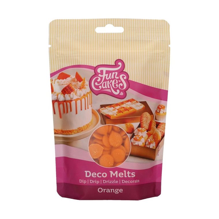 Product Image for FunCakes - Deco Melts Orange 250 gram