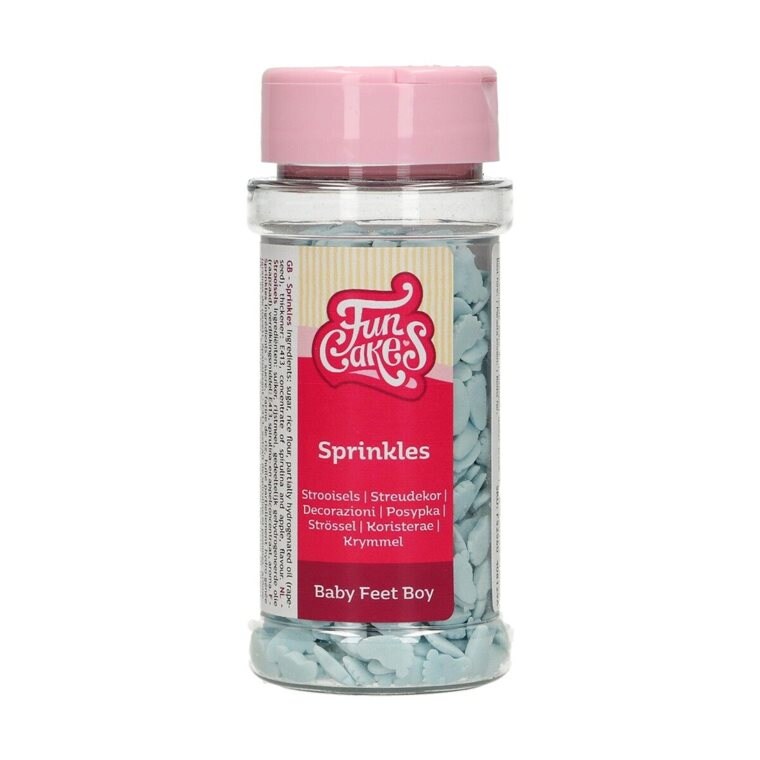 Product Image for FunCakes - Strössel Baby Feet blå 55 gram