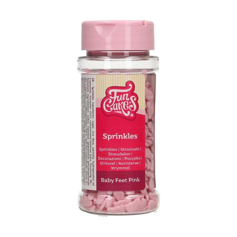 Product Image for FunCakes - Strössel Baby Feet rosa 55 gram