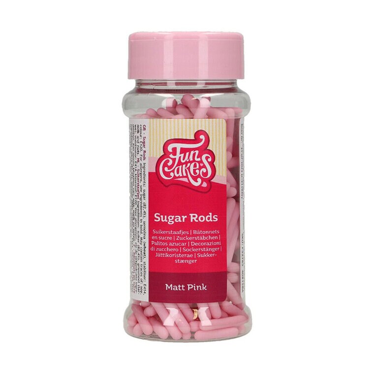 Product Image for FunCakes - Strössel Rosa stavar XL 70 gram
