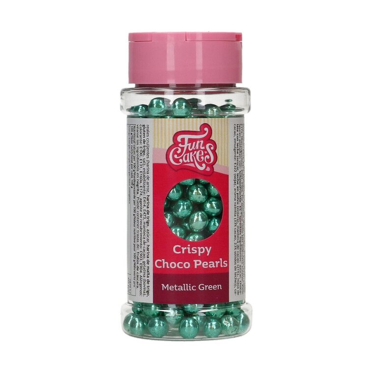 Product Image for FunCakes - Chokladpärlor Metallic Grön 60 gram