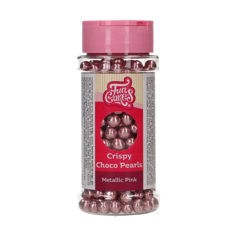 Product Image for FunCakes - Chokladpärlor Metallic Rosa 60 gram