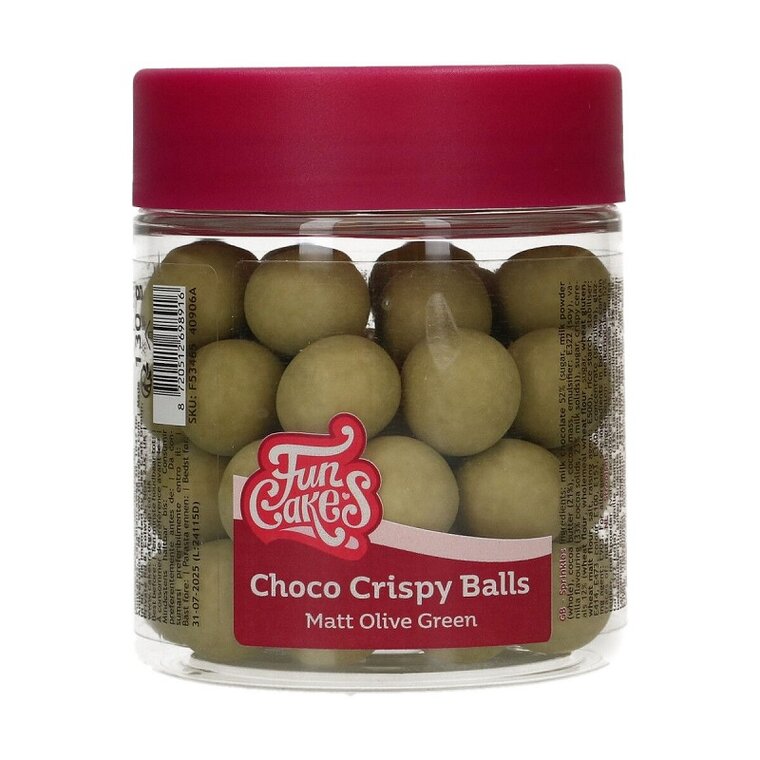 Product Image for FunCakes - Stora Chokladkulor Olivgröna