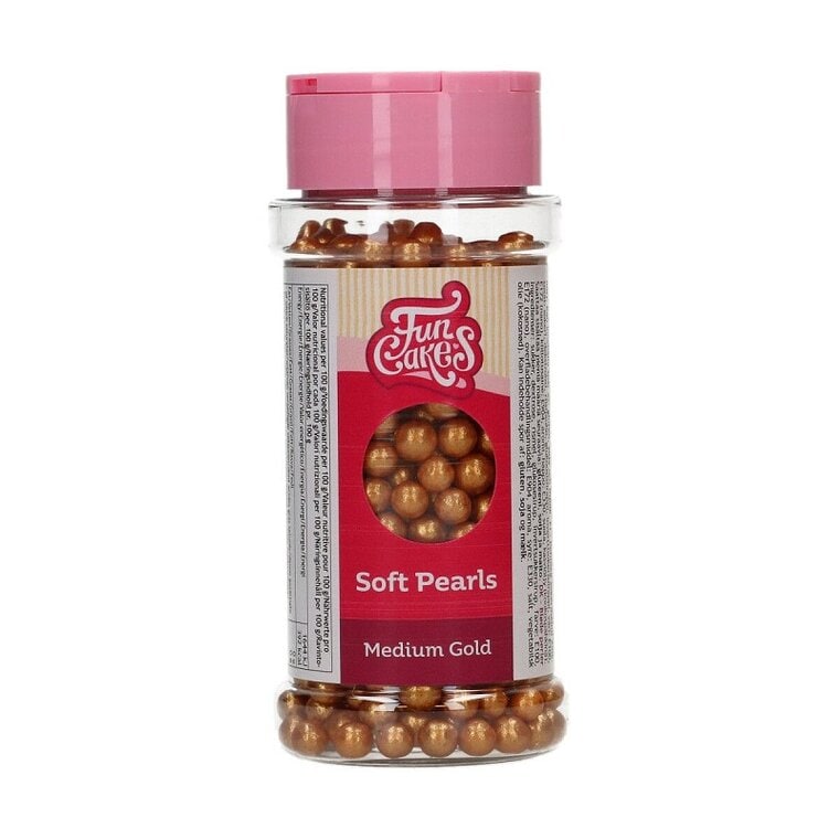 Product Image for FunCakes - Strössel mjuka guldpärlor 60 gram