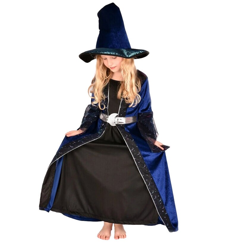 Product Image for Blå Häxa Maskeraddräkt Barn 5-6 år