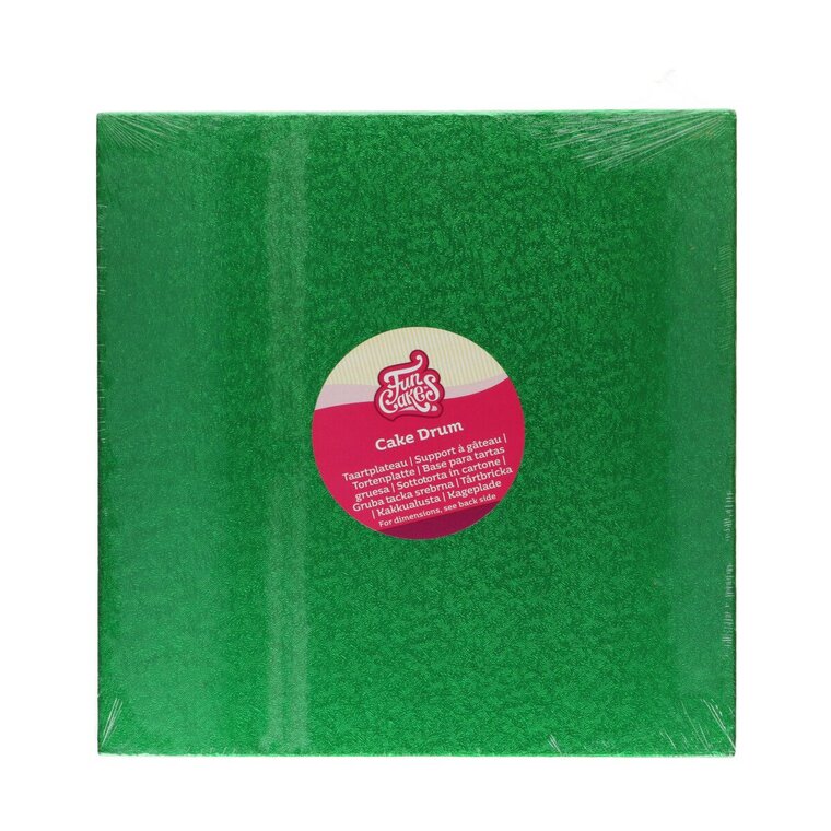 Product Image for FunCakes - Tårtbricka fyrkantig Grön 30,5 cm
