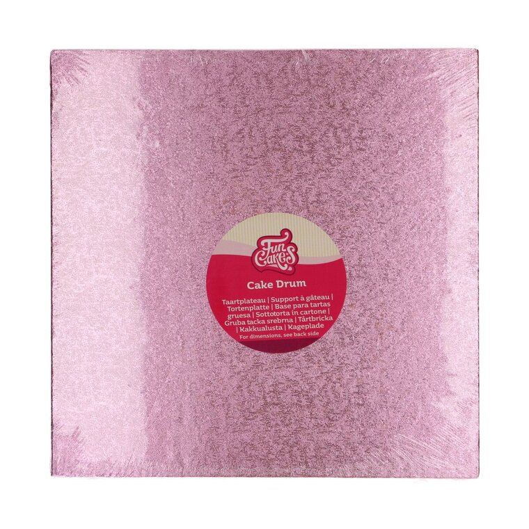 Product Image for FunCakes - Tårtbricka fyrkantig Rosa 30,5 cm
