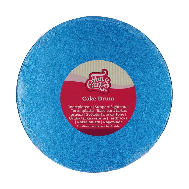 Product Image for FunCakes - Tårtbricka rund Blå 20 cm