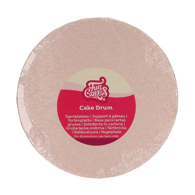 Product Image for FunCakes - Tårtbricka rund Roséguld 20 cm