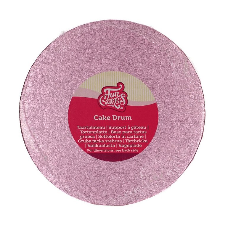 Product Image for FunCakes - Tårtbricka rund Rosa 20 cm