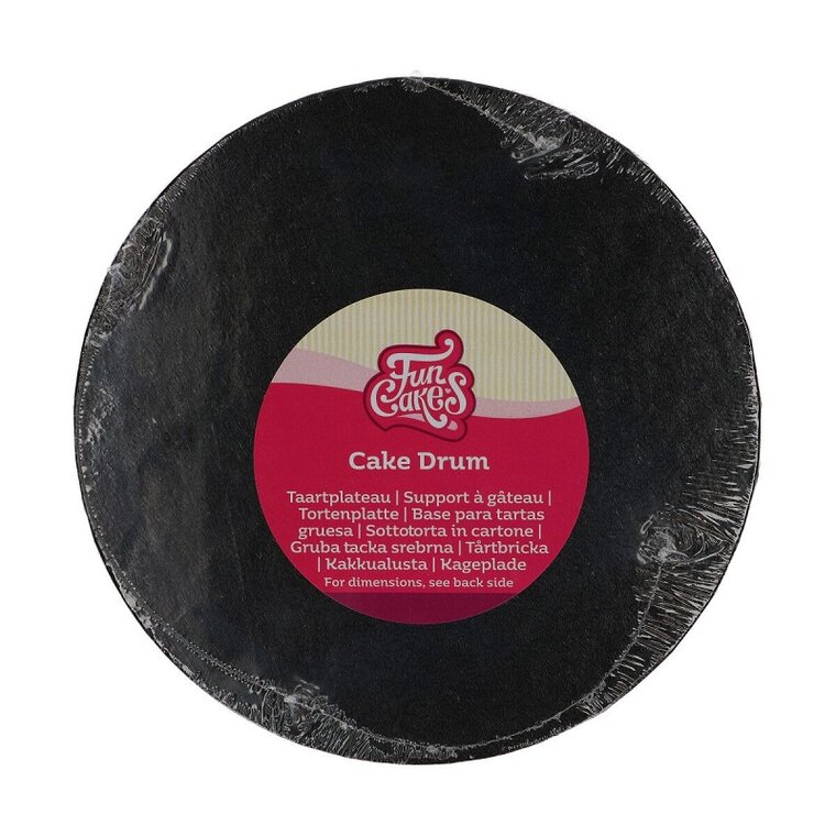 Product Image for FunCakes - Tårtbricka rund Svart 20 cm