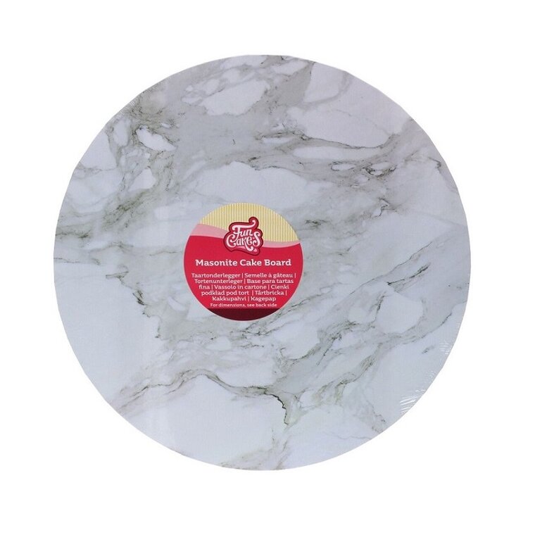 Product Image for FunCakes - Tårtbricka rund Marmor 25 cm