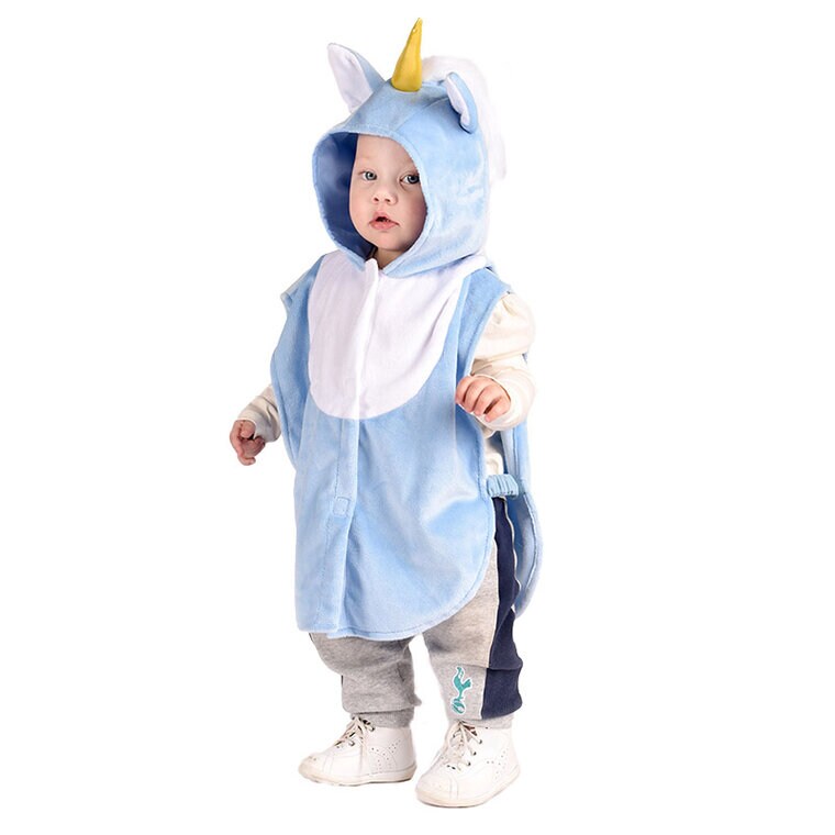 Product Image for Blå Enhörning Baby Cape Maskeraddräkt 1-4 år