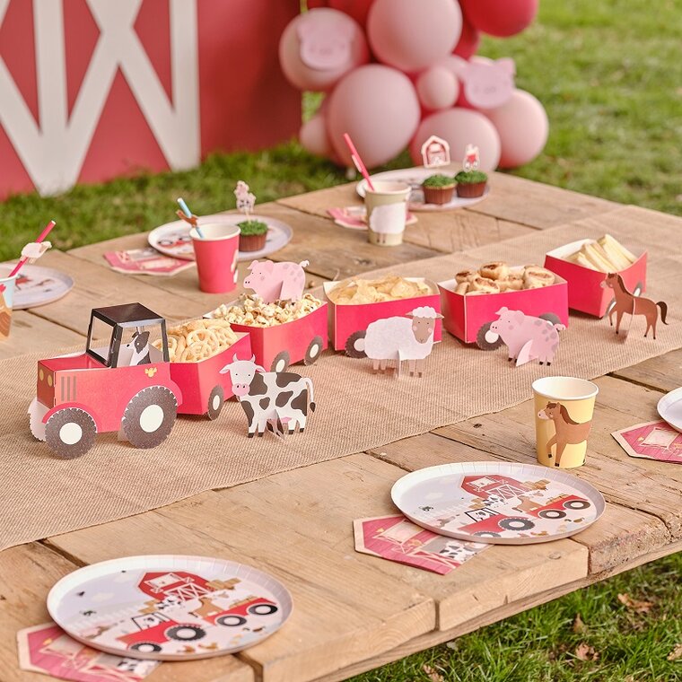 Product Image for Bondgårdsdjur - Traktor med vagnar för snacks