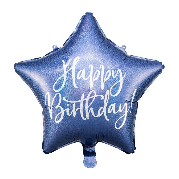 Product Image for Folieballong Blå - Happy Birthday