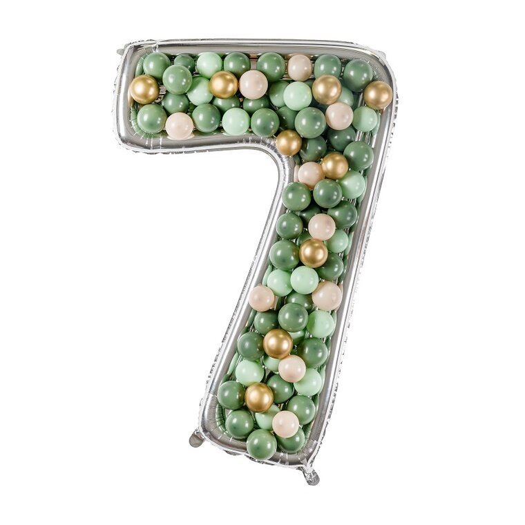 Product Image for Ballongram att dekorera själv 126 cm, siffra 7