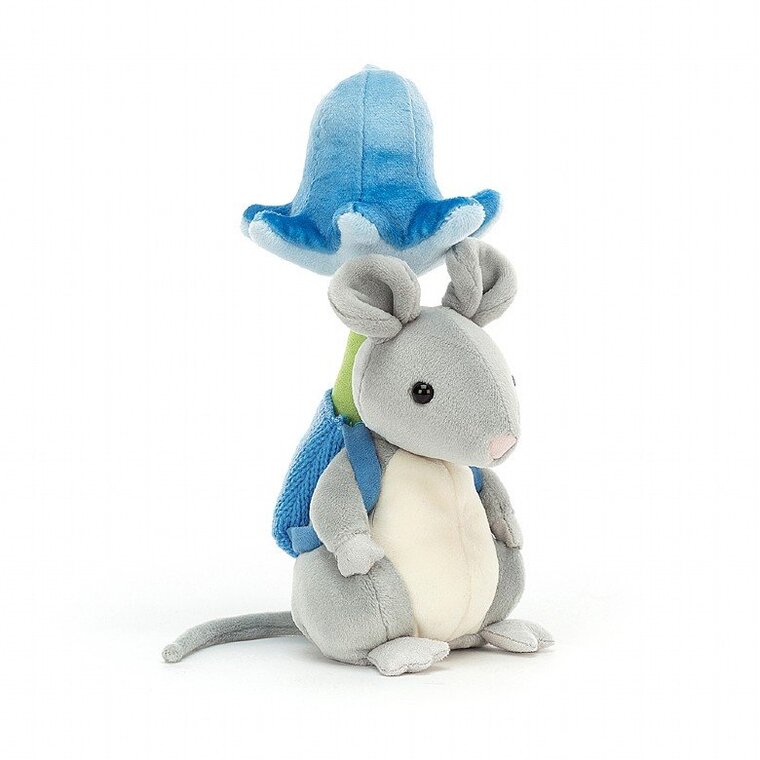 Product Image for Jellycat - Mus med blå blomklocka 22 cm