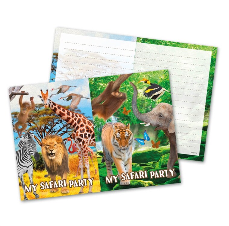 Product Image for Tropisk Safari - Inbjudningskort 8-pack