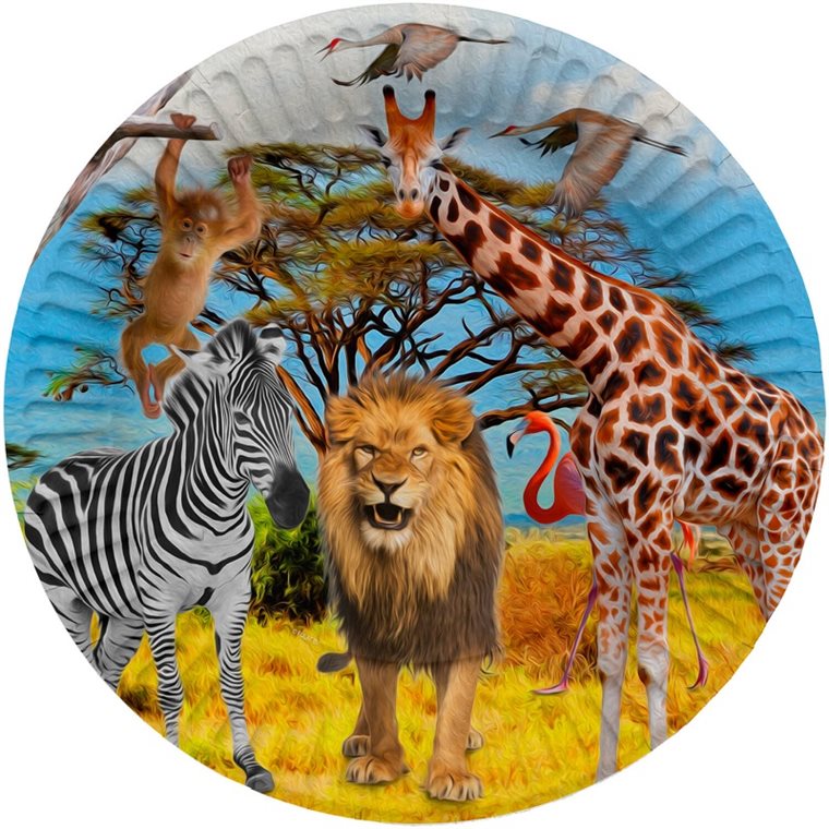 Product Image for Tropisk Safari - Tallrikar 8-pack