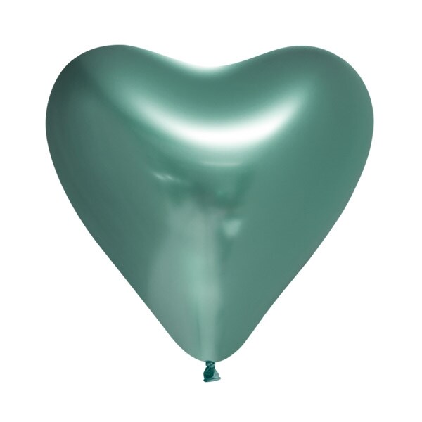 Product Image for Hjärtformade Ballonger, Grön 6-pack