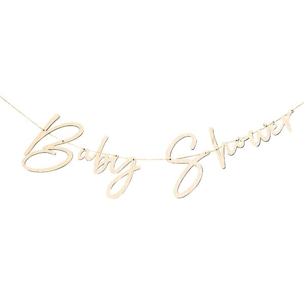 Product Image for Botanical Baby - Girlang i trä Babyshower
