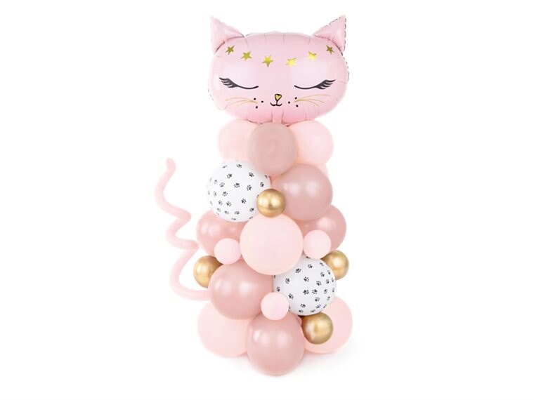 Product Image for DIY Ballongpelare - Rosa Katt