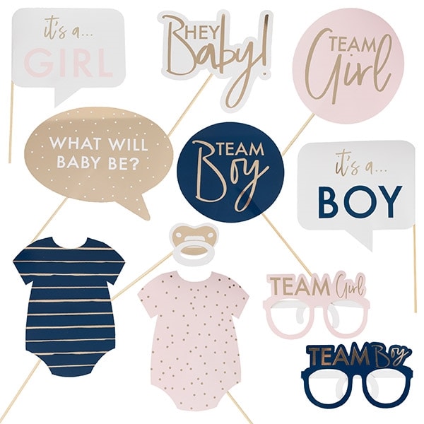 Product Image for Gender Reveal - Photoprops 10-pack