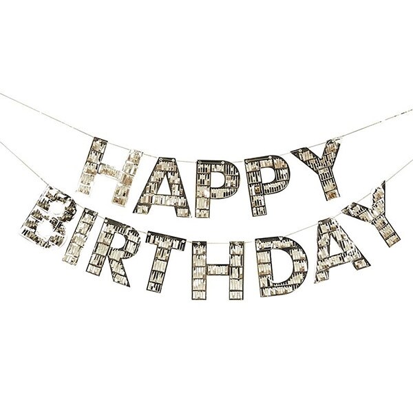 Product Image for Mix it Up - Girlang Happy Birthday Guld
