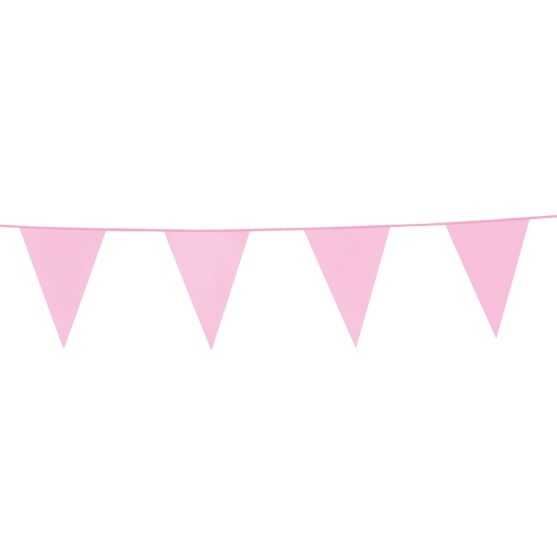 Product Image for Flaggirlang - Ljusrosa 10 meter