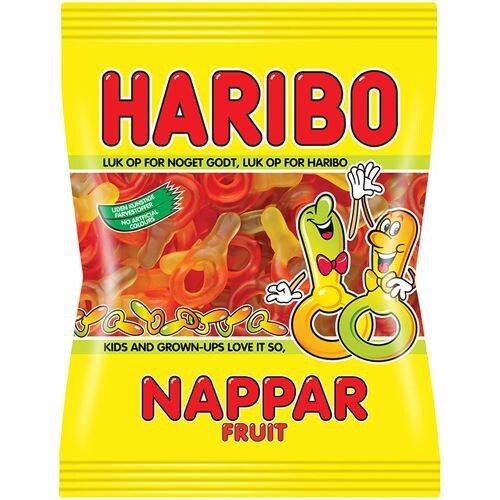 Product Image for Haribo Fruktnappar 80 gram
