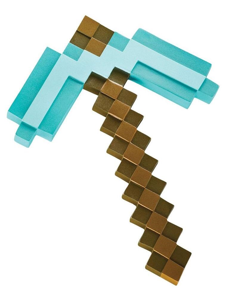 Product Image for Minecraft - Diamond Pickaxe Plastic Replica 40 cm