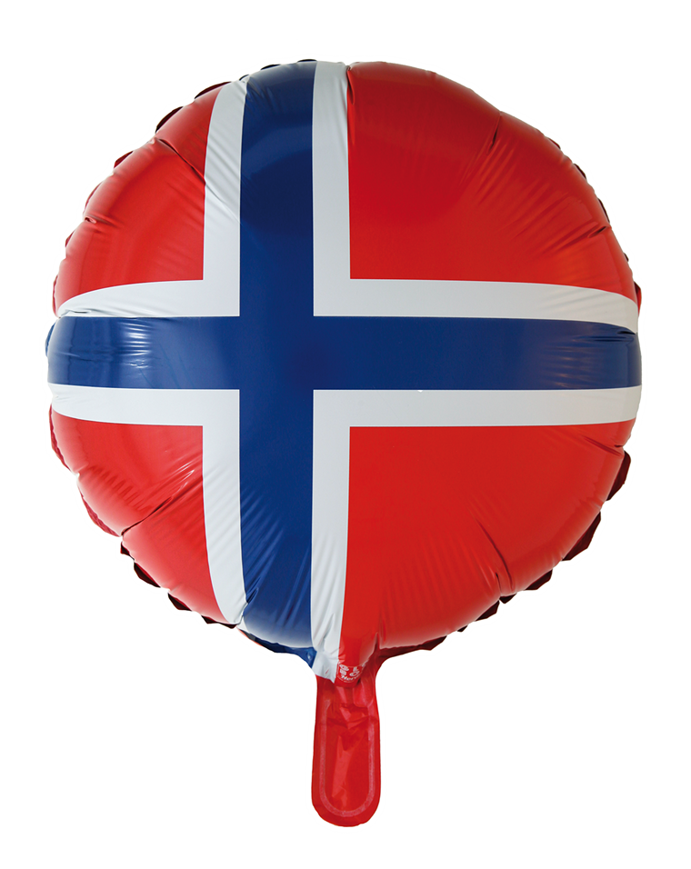 Product Image for Folieballong Norska flaggan 46 cm
