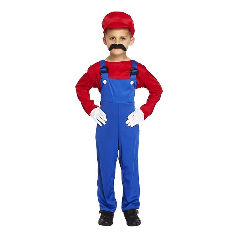 Product Image for Rörmokare Röd - Maskeraddräkt Barn 4-12 år