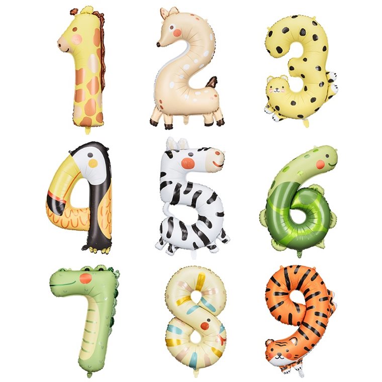 Product Image for Sifferballonger Söta Djur 1-9 år