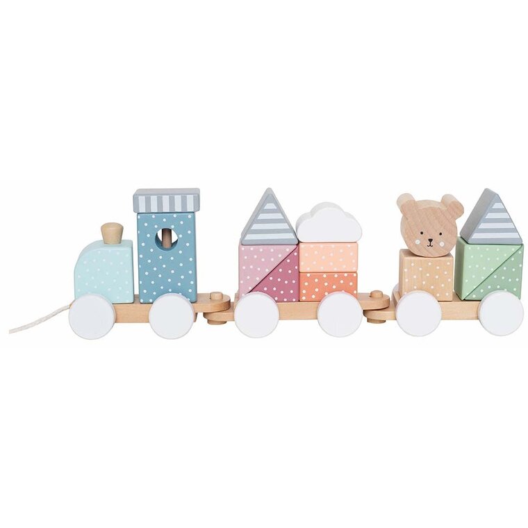 Product Image for JaBaDaBaDo - Tåg med klossar och teddybjörn