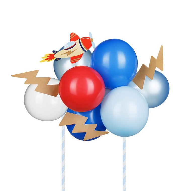 Product Image for Cake Topper Ballongset Flygplan