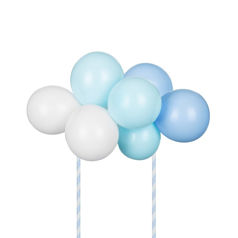 Product Image for Cake Topper Ballongset Blå
