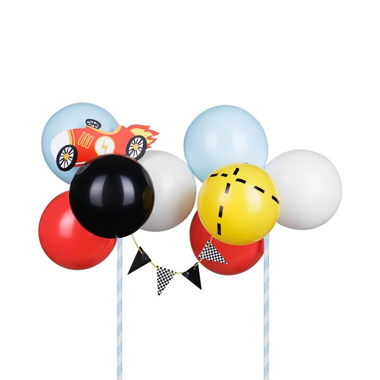 Product Image for Cake Topper Ballongset Racer Car
